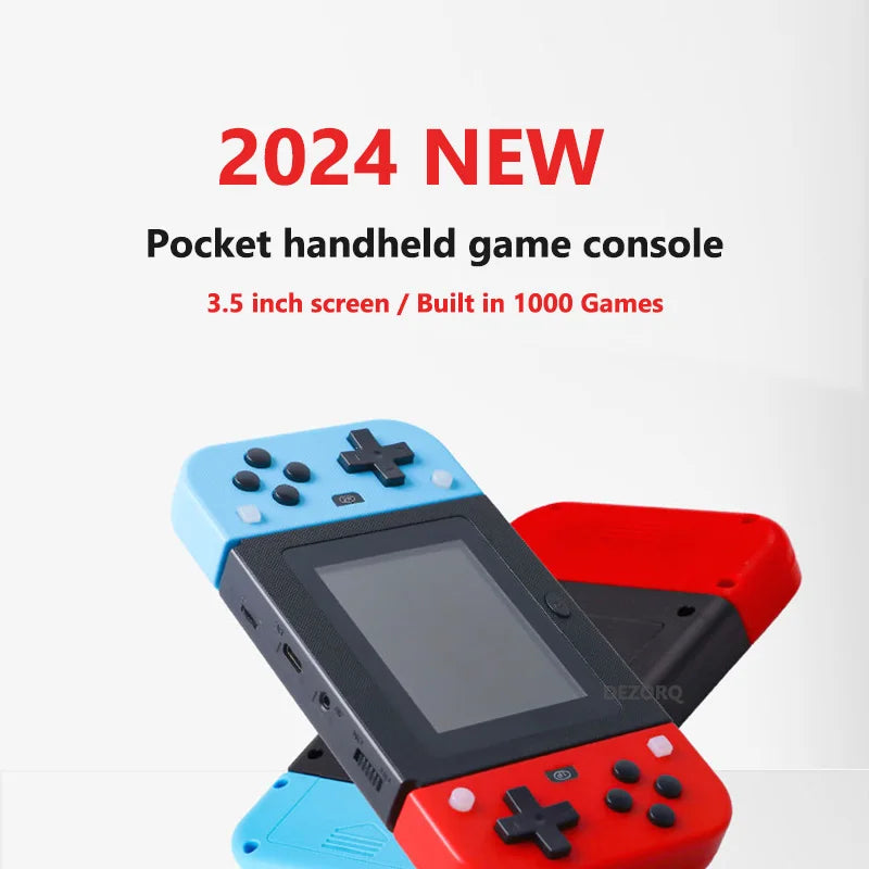 Retro Handheld Game Console 8 Bit Video Game Portail Built In 1000 Games 3.5'' Mini Consola Videojuegos Portable Player Games