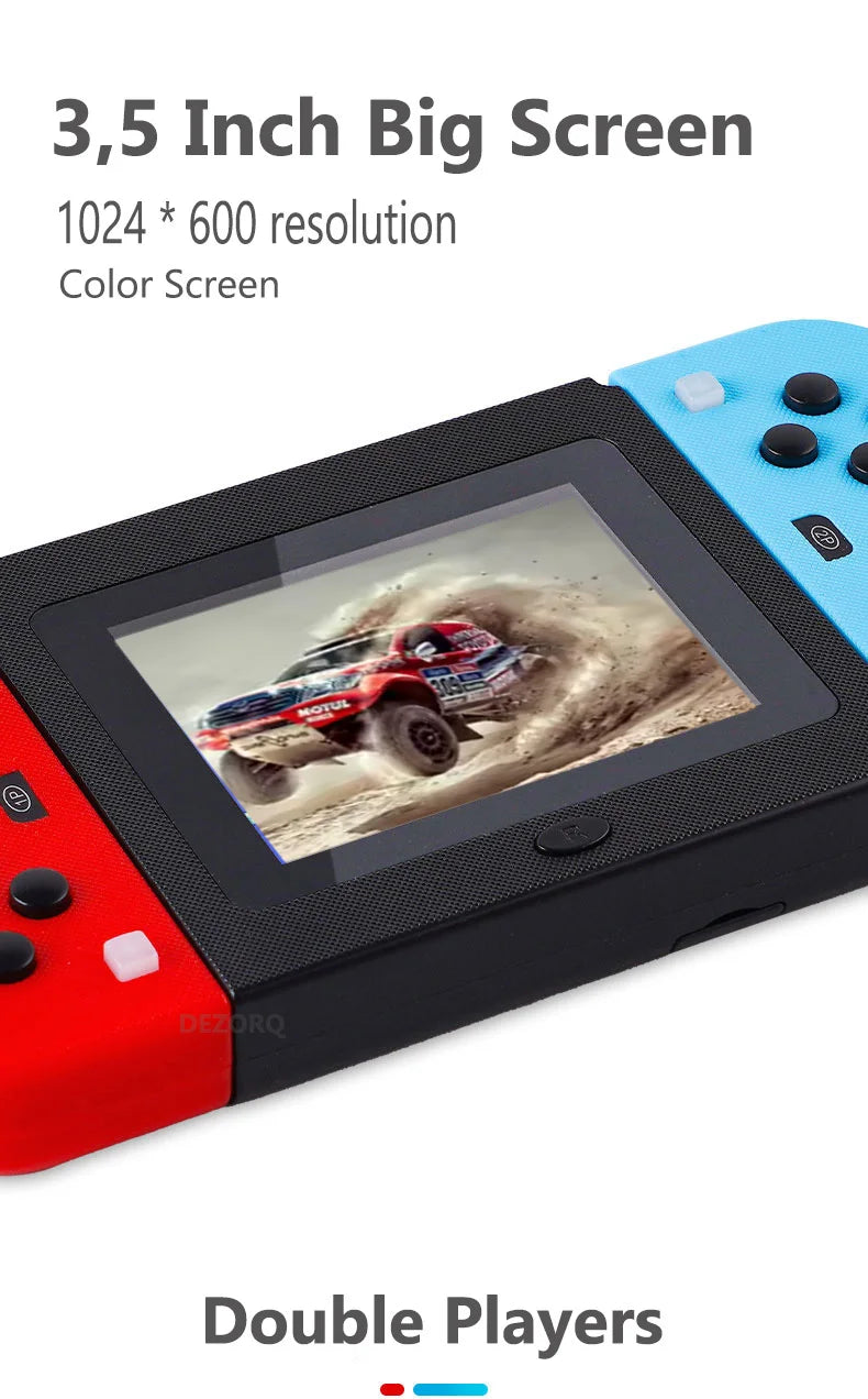 Retro Handheld Game Console 8 Bit Video Game Portail Built In 1000 Games 3.5'' Mini Consola Videojuegos Portable Player Games