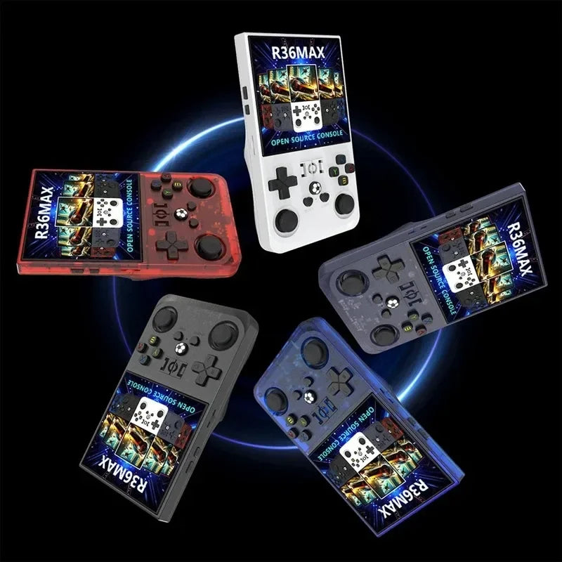 R36 MAX Retro Handheld Game  4.0Inch IPS Screen Console 128GB Portable Pocket Video Player Supports 30+ Emulators