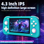 AISLPC XF43 Retro Handheld Game Console 4.3 inch Linux System Gaming Players Portable Pocket Hand Game Video Devices Play Gift